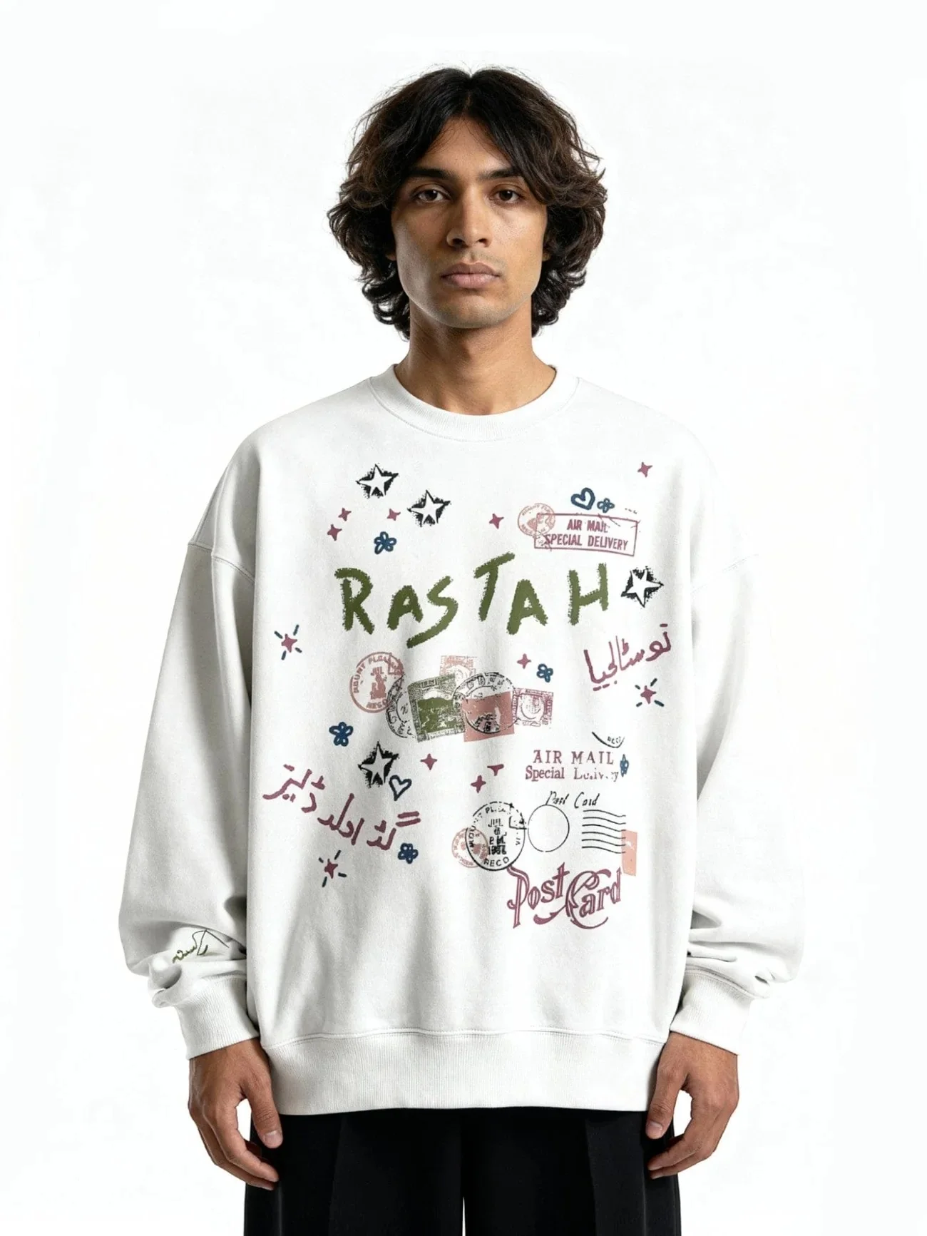 White Premium Sweatshirt