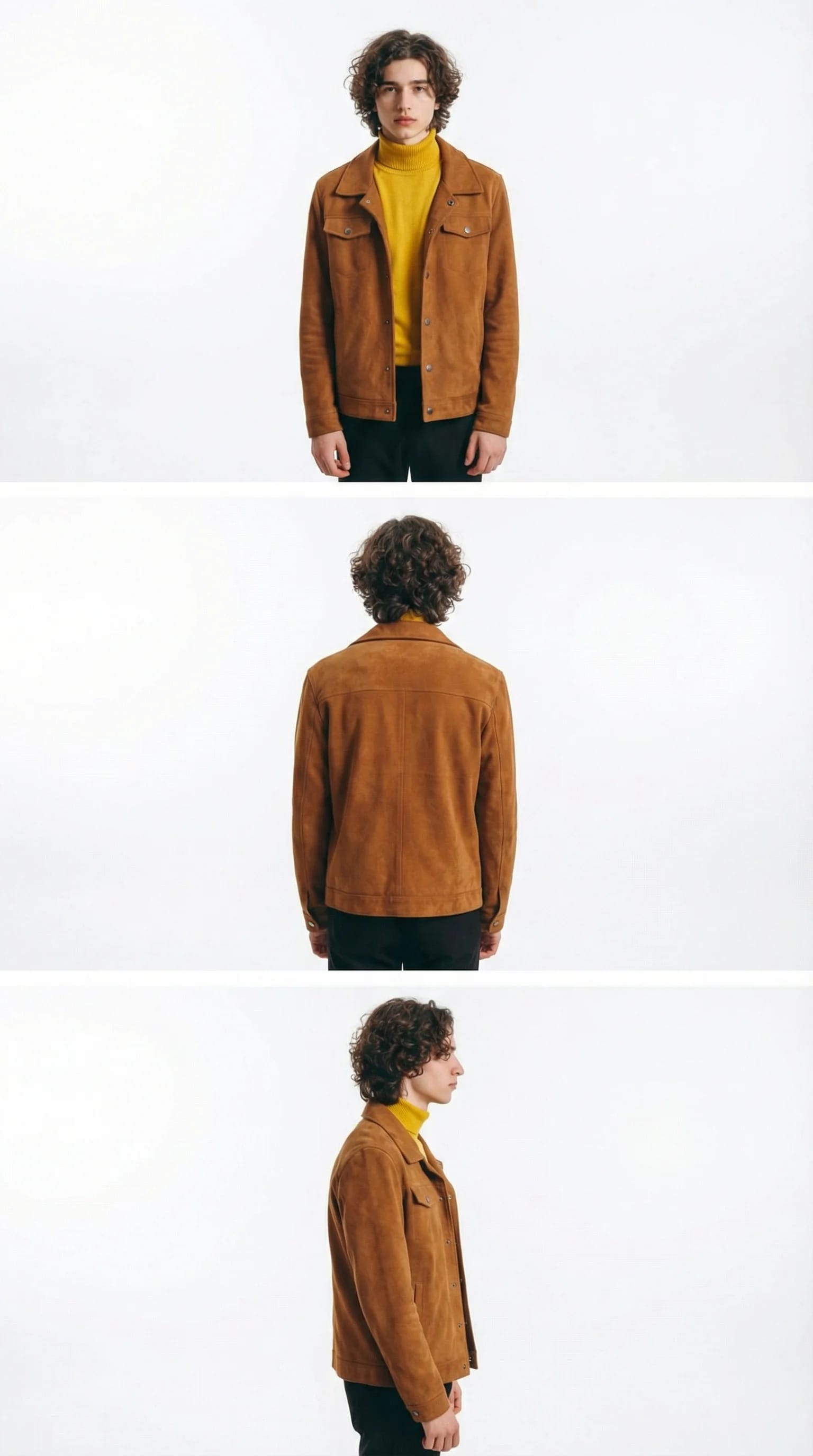 BROWN SHORT COAT - view 4